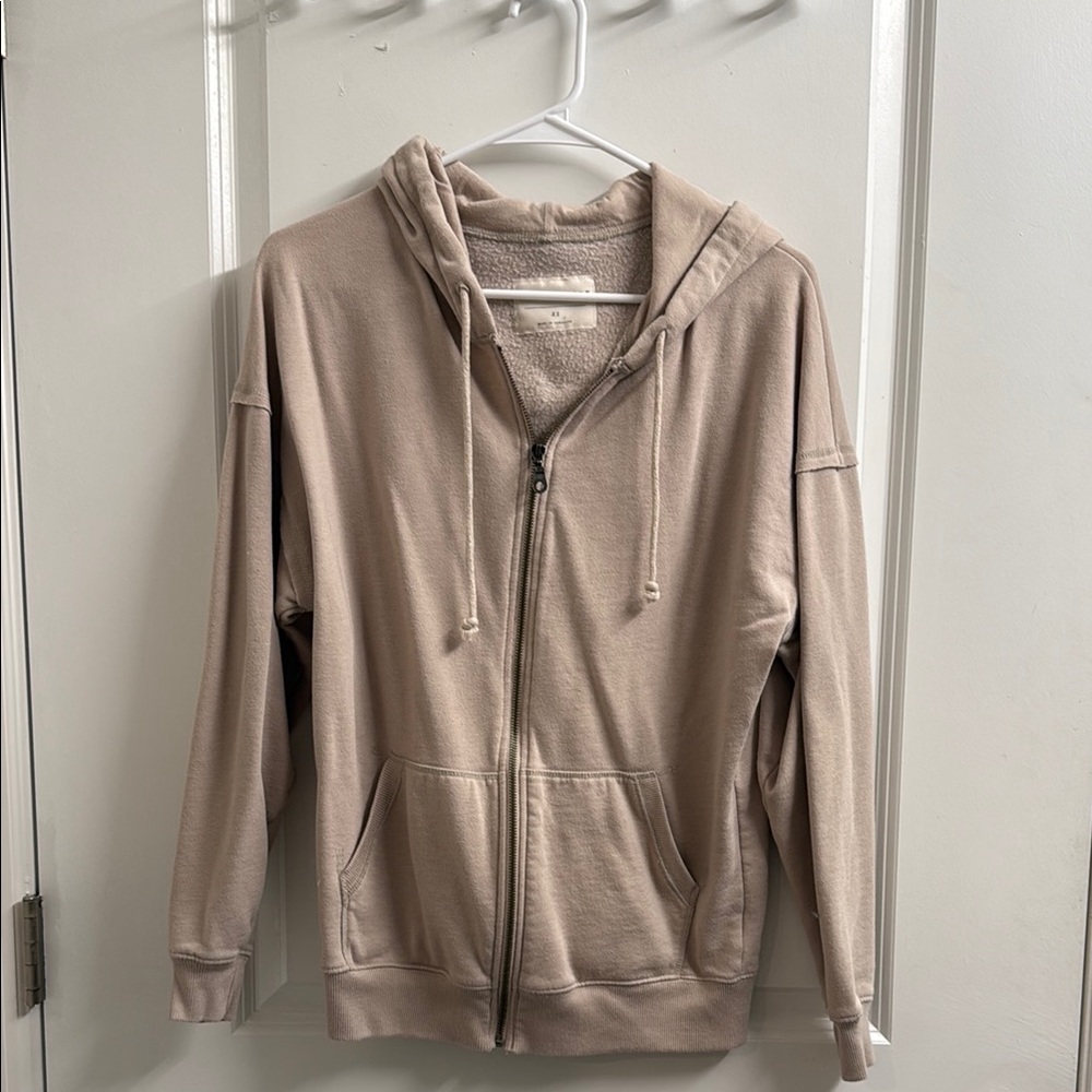 Aeropostale Beige Fleece Hoodie